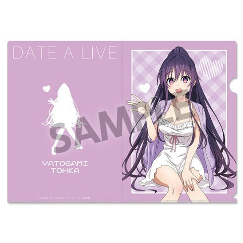 『デート・ア・ライブV』描き下ろしクリアファイル 夜刀神十香 ナイトウェア ver.